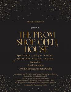 Prom Shop ad