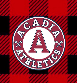 Photo of the Acadia Athletics logo.