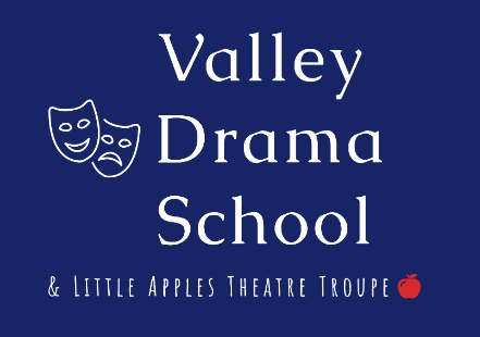 Photo of the Valley Drama School & Little Apples Theatre Troupe logo.