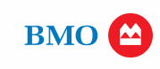 BMO Logo in blue letters, with a red BMO symbol. 