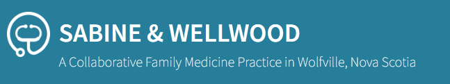 Dr. Sabine & Dr. Wellwood Family Medical Clinic Logo.