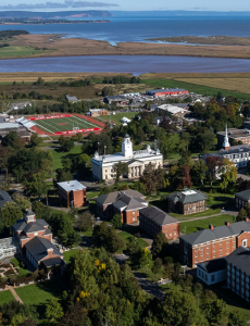 Photo of the Acadia University campus and surrounding community.