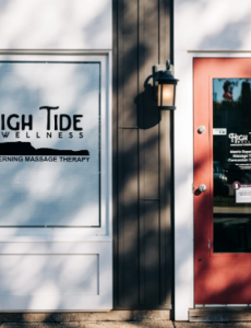 Photo of the outside of High Tide Wellness,