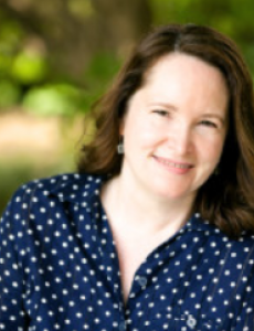 Photo of Kelly Davison, who is a white, female presenting person.