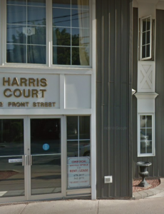 Photo of the building, Wolfville Message Therapy is located inside.