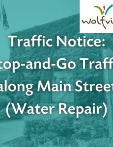 Traffic Notice: Stop-and-Go Traffic along Main Street